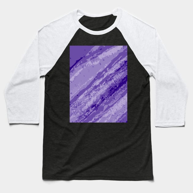 Abstract dark purple pastel pattern Baseball T-Shirt by Word and Saying